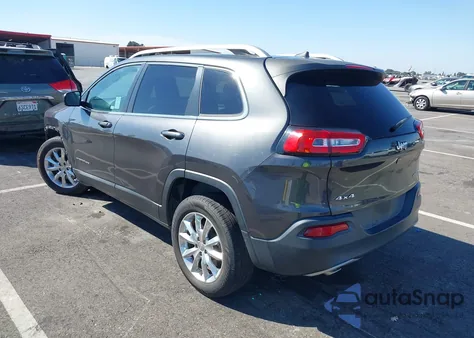 2016 Jeep Cherokee Limited z USA, uszkodzony, nr VIN 1C4PJMDB6GW162026